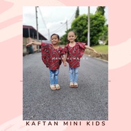 3/4 Baju kelawar/ Kaftan Mini Kids Exclusive by Hana Humayra