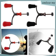 [AmlesoMY] Aluminum Alloy Fishing Reel Double Handle Wheel Handlebar Fishing Tackle Accessories