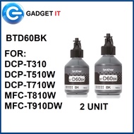 BROTHER BTD60BK BTD60 D60BK ULTRA HIGH YIELD INK BOTTLE -BLACK FOR (DCP-T310/T510W/T710W ,MFCT910W) 