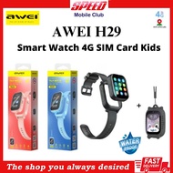 Awei H29 Smart Watch 4G Sim Card Kids Boys Waterproof Call Children Built in GPS Telephone | Brand New With Warranty