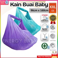 ENERGY BABY XXL Kain Buaian Baby Sarung Kain Buaian Baby Berzip Baby Spring Cot Net Buaian Baby Kain
