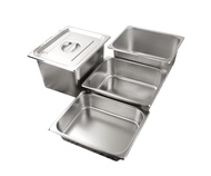 Square pots Gastronorm Pan Kitchen stainless steel 1/2 milk tea shop Food pan canteen Chafing Buffet