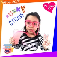 Funky Straw for Kids & Adult Fun Family Activity