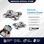 【MINHUANG】E36 Remote Control Drone Mini Drone Brushless HD Aircraft Video Photography 360° Roll Flyi