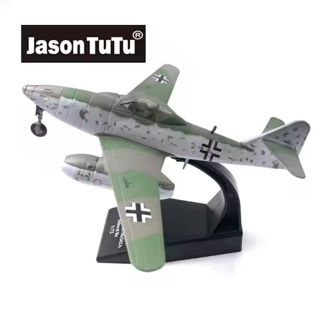 JASON TUTU 1/72 Scale Messerschmitt Me-262 Fighter Alloy Military Aircraft Model Diecast Metal Model