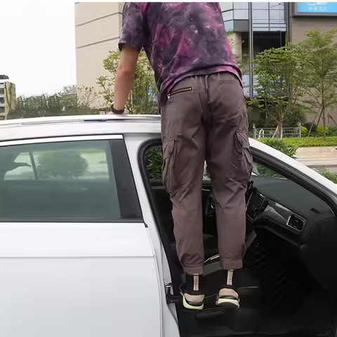 Car Vehicle Folding Stepping Foot Pedal Car Accessories For BMW F30 F31 F36 G30 I3 Serie 1 E84 F48 X