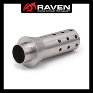 RAVEN New Muffler Db Killer Exhaust Silencer 51mm Motorcycle Db Killer Muffler Double Layer Silencer