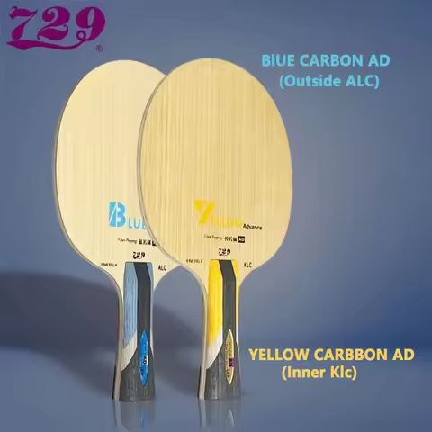 Original 729 Friendship Yellow ALC Table Tennis Blade 5 Wood 2 AD Aryl Carbon Professional Table Ten