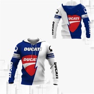 ผู้ชาย 3D พิมพ์ดิจิตอล Hoodie โลโก้ Ducati ชุดแข่งรถ 2022 ฤดูใบไม้ผลิและฤดูใบไม้ร่วงใหม่เด็กชายและหญิง Hoodie บุคลิกภาพ