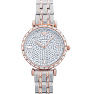 Emporio Armani Watch Women's Full Diamond Fashion Luxury Quartz Women's Watch Girlfriend Birthday Holiday Gift AR11293