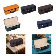 [Kesoto1] Bracelet Storage Box Shows Large Capacity Simple Portable Handle Bangle Box