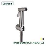 YH132304 Stainless Steel Handheld Bidet Spray Shower Set Toilet  Sprayer Douche kit Bidet Faucet Brushed Nickel