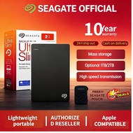 Seagate 1TB/2TB  External Hard Drive One Touch USB 3.0 Slim Portable External HDD Hard Drive