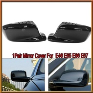 [chasoedivine.] 1Pair Car Rearview Mirror Covers Trim Caps for     E65 E66 E67 E46 Coupe E46  511670