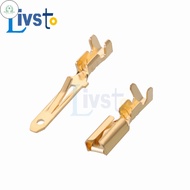 GD 50/100 Pcs DJ611-2.8×0.5A DJ621-E2.8x0.5A Automotive Connector Male Female PP0102196 2.8mm Termin