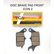 DISC BRAKE PAD FRONT - ICON NEW / SPACY