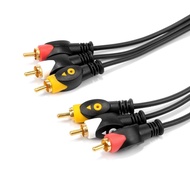 【1.5M/3M/5M/10M】3 RCA to 3 RCA fisheye Male AV Video Audio Cable