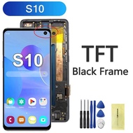 หน้าจอ S10 สำหรับ Samsung Galaxy S10 S10 Plus จอ LCD พร้อมทัชสกรีน สำหรับ Samsung S10+ G973F G975F