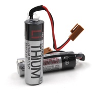 (2-Pack) 3.6V ER6V Battery Compatible with Toshiba PLC Battery in Factory Bag ER6VC119A/119B with Br