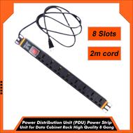 Power Distribution Unit (PDU) Power Strip Unit for Data Cabinet Rack High Quality 8 Gang