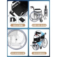 🚢Electric Wheelchair Folding Lightweight Small Wheelchair Elderly Product Care Automatic Adult Foldable Outdoor