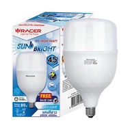 "ส่งทุกวัน"หลอดไฟ LED กำลัง 45 วัตต์ Day Light RACER รุ่น HIGH WATT SUN BRIGHT E27*ยิ่งซื้อยิ่งลด*