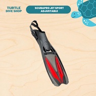 SCUBAPRO JET SPORT ADJUSTABLE FINS SCUBA DIVING - KAKI KATAK SELAM - Gudang Irama