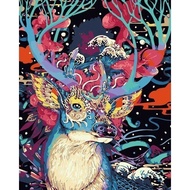 DaDa Art DQ1 Animal 40x50cm diy oil painting paint by number deer head color deer r88 PA4