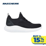 Skechers Women BOBS Geo Lite Divine Look Casual Shoes - 117427-BLK Memory Foam