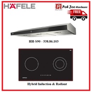 HAFELE Bundle 536.08.900 - HH-S90 90cm Hood + Hybrid Induction &amp; Radiant