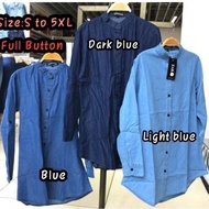 💥BAJU💥Half Button Muslimah perempuan/women’s denim blouse