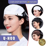 Breathable Chef Cap Adjustable Cafe Bar Beret Cap Unisex Restaurant Bakery Waiter Cook Beret Cap