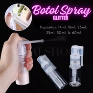 Spray Bottle Glitter Spray Powder Spray Powder PET Travel Bottle Material