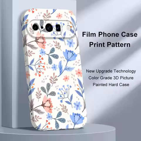 Warm Flowers Phone Case For Google Pixel 10 9 9A 8 8A 7 7A Pro XL 5G Film Hard Cover