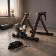 Indoor Cycle Training Stand Compact Rear-Wheel Bike Exercise Stand Cycle Exercise Stand Stand Black 