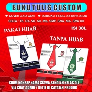 Custom name notebooks for students & schools, etc., contents 38 sheets, elementary school, Islamic b