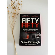 FIFTY FIFTY (Sprayed Edges) by Steve Cavanagh (Preloved Paperback) Authentic Copy
