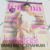 majalah Femina tahun 2009 cover Shanty