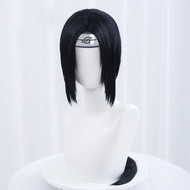 Uchiha Itachi Cosplay Wig Itachi Uchiha Long Straight Black Heat Resistant Synthetic Hair Anime Cosp