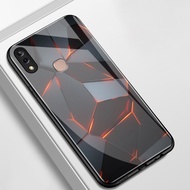 Case For VIVO Y85 Y85A V9 V9 Pro V9 Youth Z1 Z1i Z3x Plaid Phone Shockproof Glass Shell