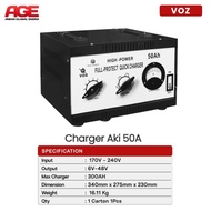 VOZ Quick Battery Charger 50A 6V-48V 300Ah ORIGINAL Battery Charger