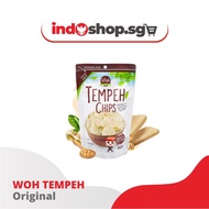 Woh Tempeh Chips 100 gr | Tempe Balado/Hot and Spicy | Tempe Barbecue | Tempe Ayam Bakar/Barbecue Chicken | Seaweed