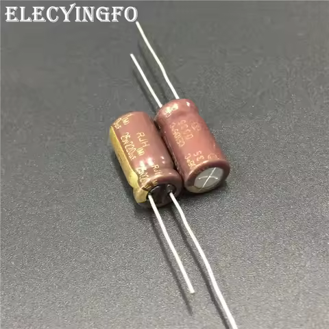 10pcs 220uF 25V220uf ELNA RJH Series 8x16mm Extra Low Impedance 25V220uF Audio Capacitor