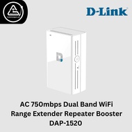 D-LINK DAP-1520 Wireless AC 750Mbps DualBand Range Extender & Universal Repeater