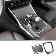 Cho BMW 3 Series 4 Series G20 G21 G22 2020-2022 ABS sợi carbon xe Bánh bọc bảng nội thất Kit TRIM St
