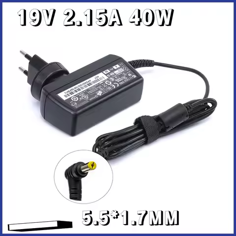 19V 2.15A 40W 5.5x1.7mm Laptop AC Adapter For Acer Aspire One D255 533 D257 D260 W500P W501 W501P Ch