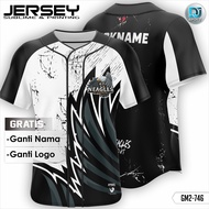 DJ Esports baju gamers ff/baju gamers ff nickname guild/Jersey Esport Gaming ROG/FF/PUBG/ML/COD Full Printing/ Kaos Jersey Esport RRQ 2020 Mobile Legend PUBG FreeFire COD DOTA PB Costum Size Baju murah/Kaos Murah/T-shirt Murah Jersey Gaming Fullprint[COD]