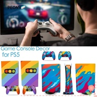 PEONIES Sticker Fashion for PS5 Skin Game Console Decor for PS5