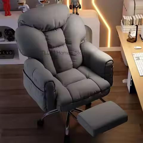 Extension Ergonomic Office Chair Back Cushion Footrest Boys Cushion Gaming Chair Glides Luxury Cadei