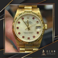 ❤️‍🔥🐚💛 勞力士 Rolex 68278MOP-Red ruby 罕有貝殼面紅寶字 ❤️‍🔥